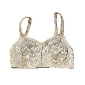 NWOT Wacoal Bra Sz 36D Breast Cancer Awareness Soft Cup Bra Beige lace Bra, 34DD